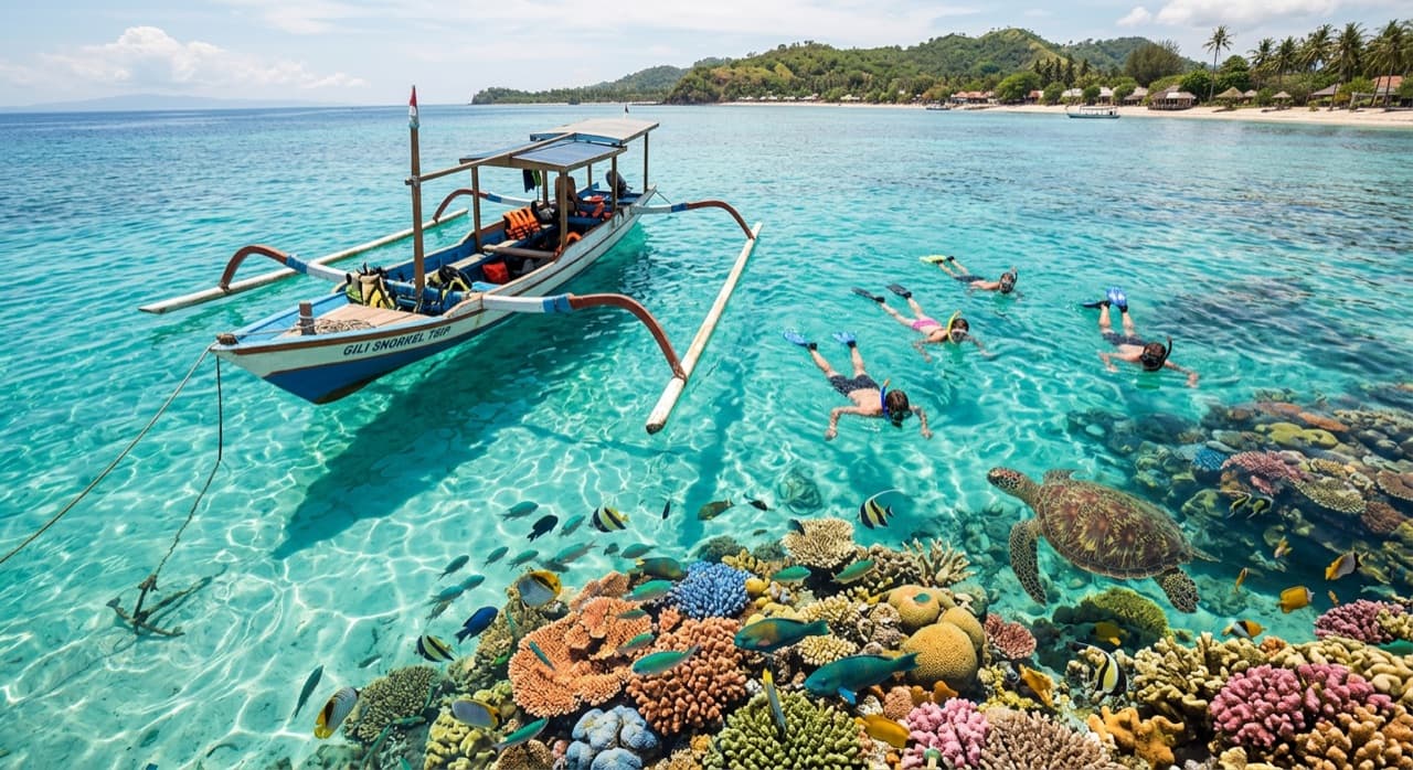 Paket Gili Trio Snorkeling Lombok