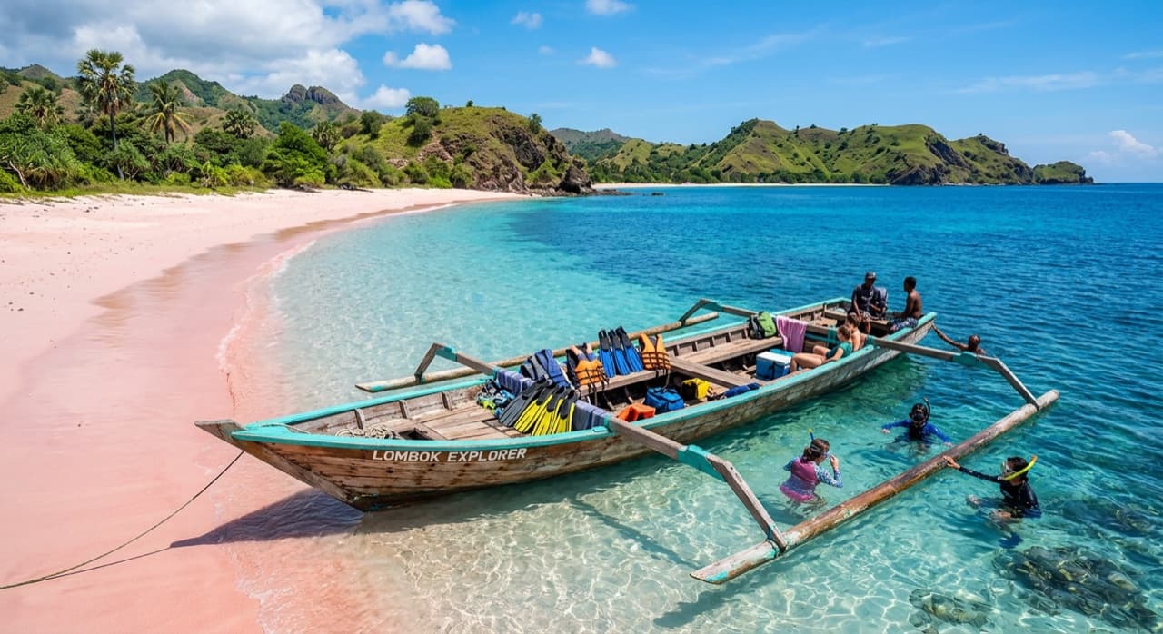 Paket Pink Beach & Lombok Selatan Lombok