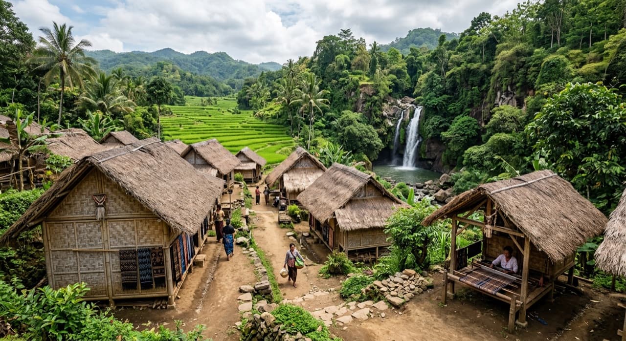 Paket Sasak Heritage & Air Terjun Lombok