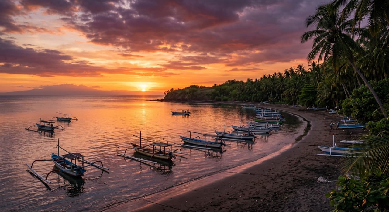 Senggigi — Sunset terbaik di barat